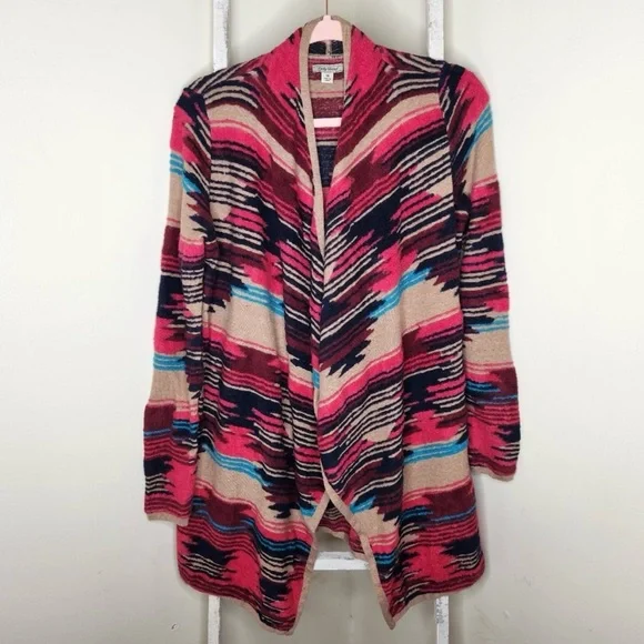Lucky Brand | Aztec Drape Cardigan - Picture 4 of 7